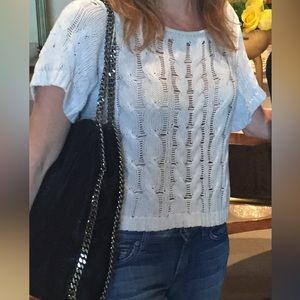 Autumn Cashmere sweater $188 xs gray bloomingdales